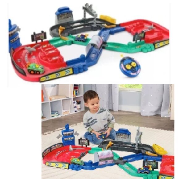 VTech Go! Go! Smart Wheels Checkered Flag Motorize 4.5ft Track Set🆕⌚📦🏃💨🚚 - Picture 11 of 16